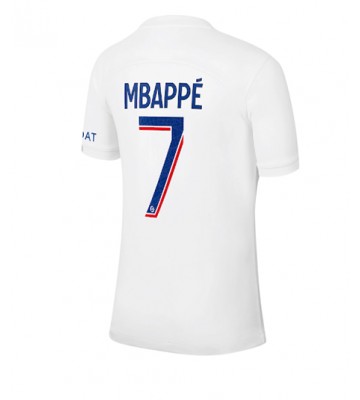 Paris Saint-Germain Kylian Mbappe #7 Tredjedrakt 2022-23 Kortermet